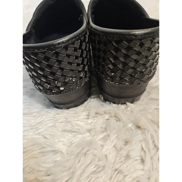 Sanita Women's Woven Black Danish Clogs Size‎ 38 - Picture 13 of 13